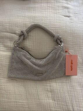 Cult Gaia Hera Nano Clear Crystal Rhinestone Shoulder Bag